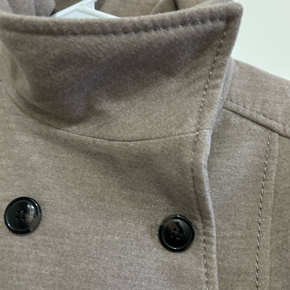 Tan Wool Coat - image 3